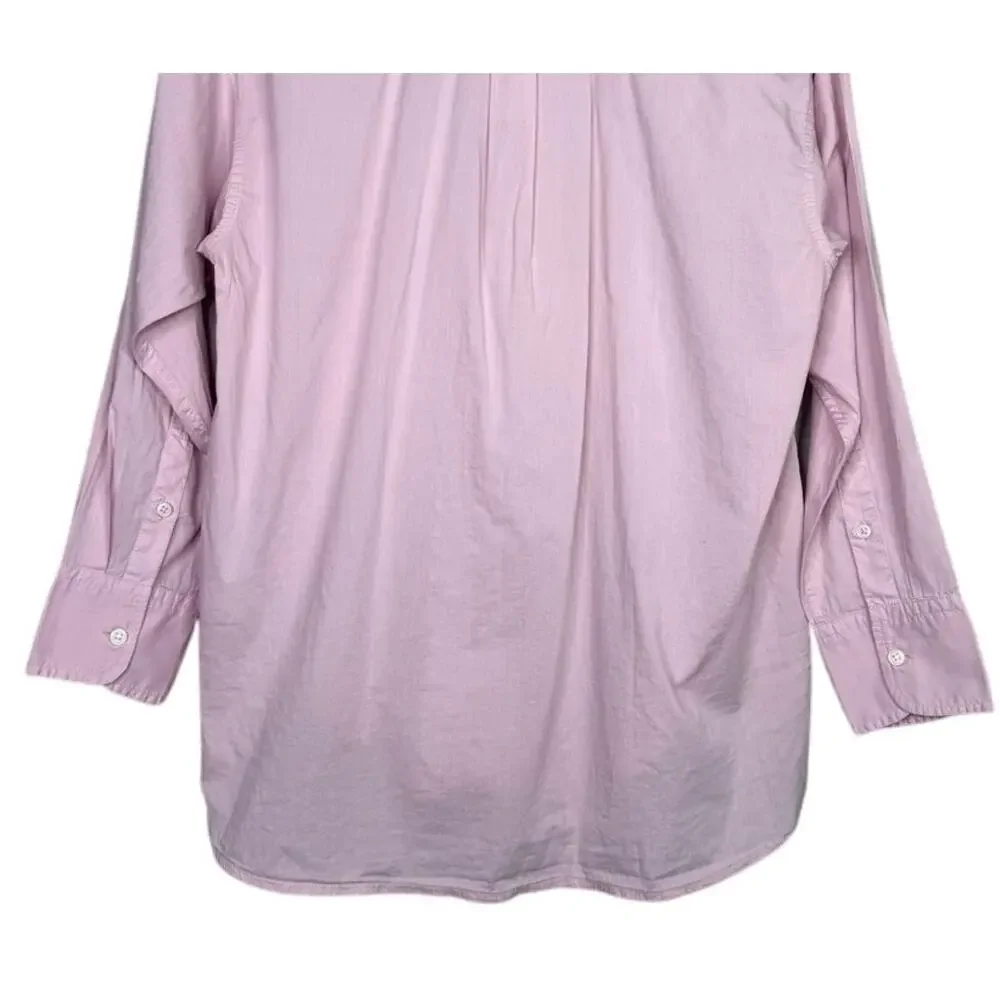 NWT J. Crew Men's Collared Button Down Relaxed Fit Long Sleeve Shirt Small Pink